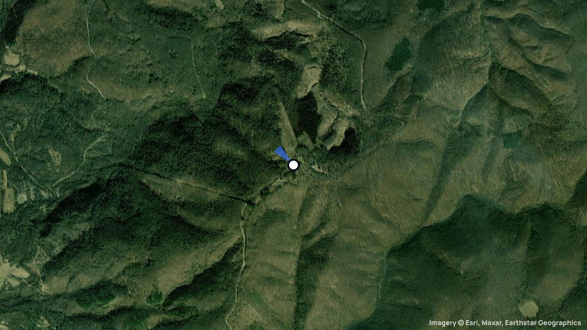 Satellite map of Omanovac with its launches and landings