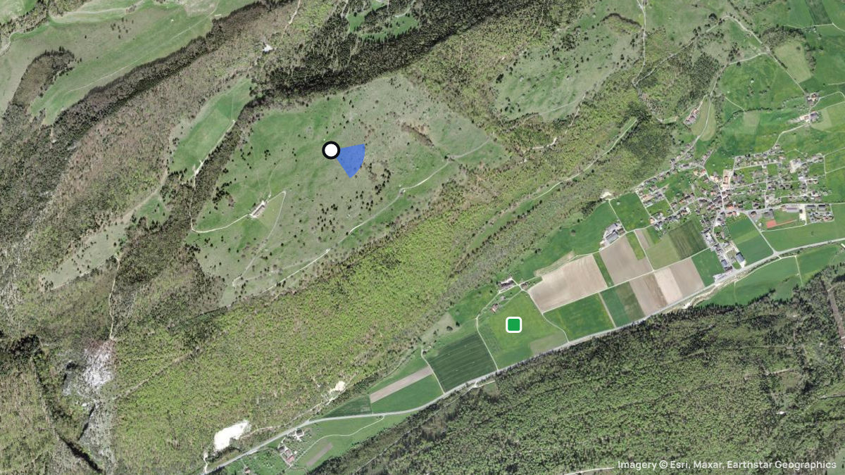 Satellitenkarte von Brandberg mit Start- und Landeplätzen