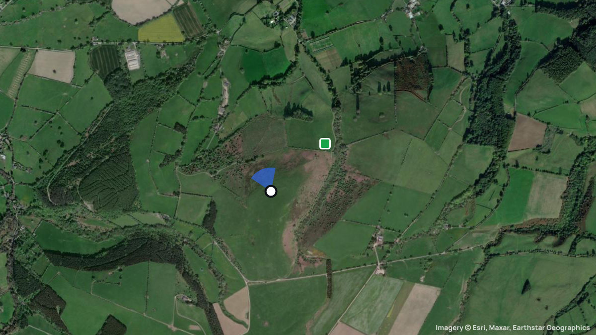 Satellite map of Sarn with its launches and landings