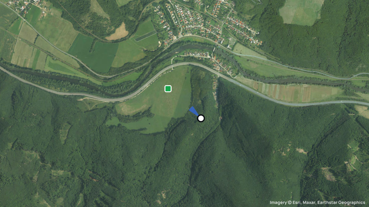 Satellite map of Jalna with its launches and landings