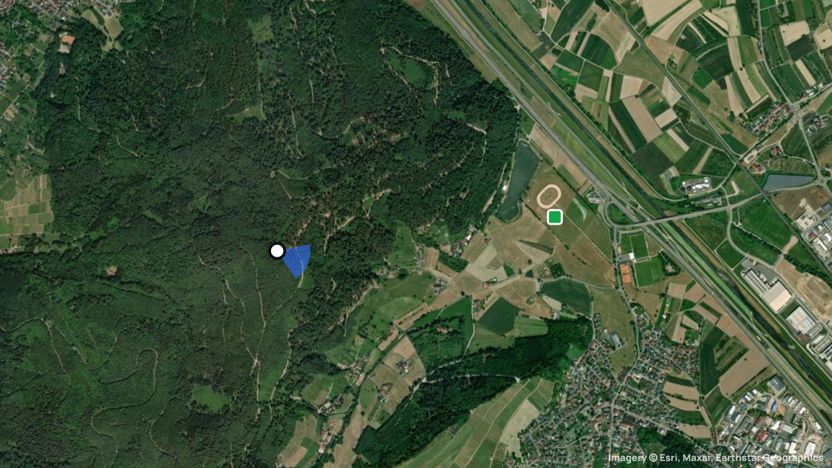 Satellite map of Kohleckle with its launches and landings