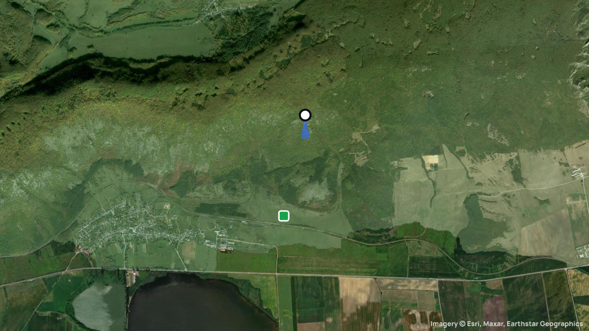 Satellite map of Rebro with its launches and landings