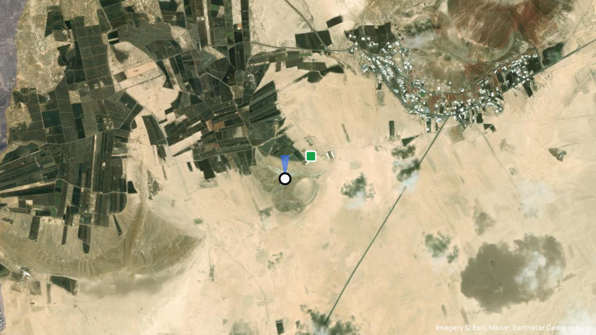 Satellite map of Sóo with its launches and landings