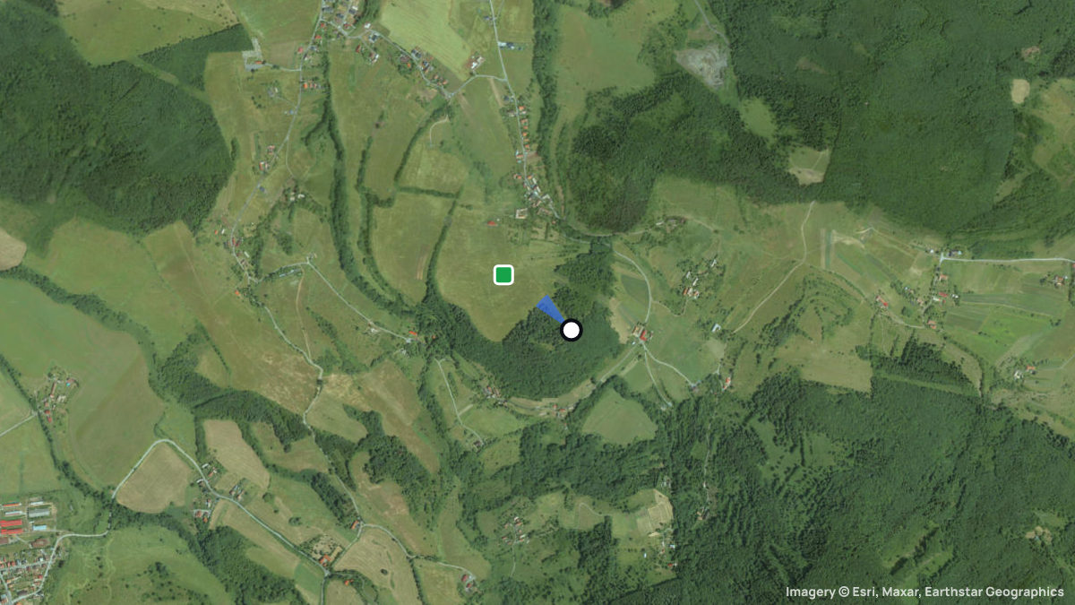 Satellite map of Stozok with its launches and landings