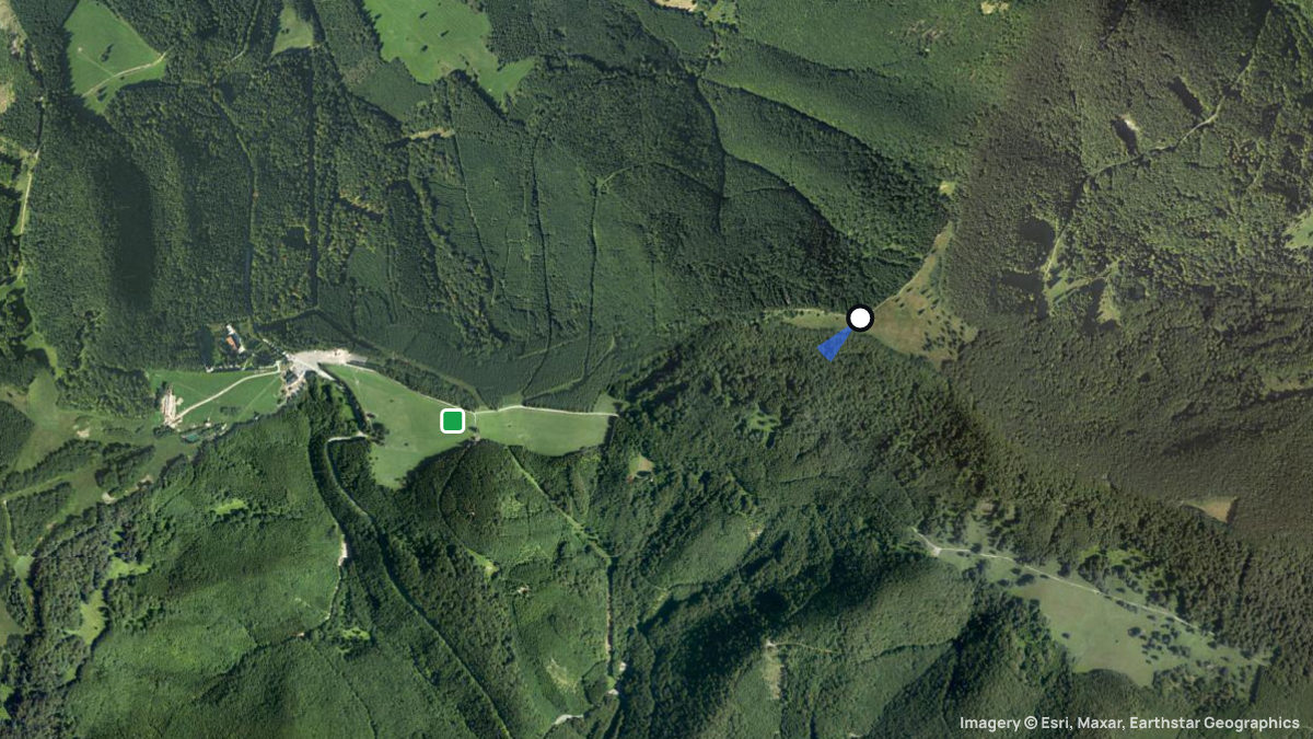 Satellite map of Revan with its launches and landings