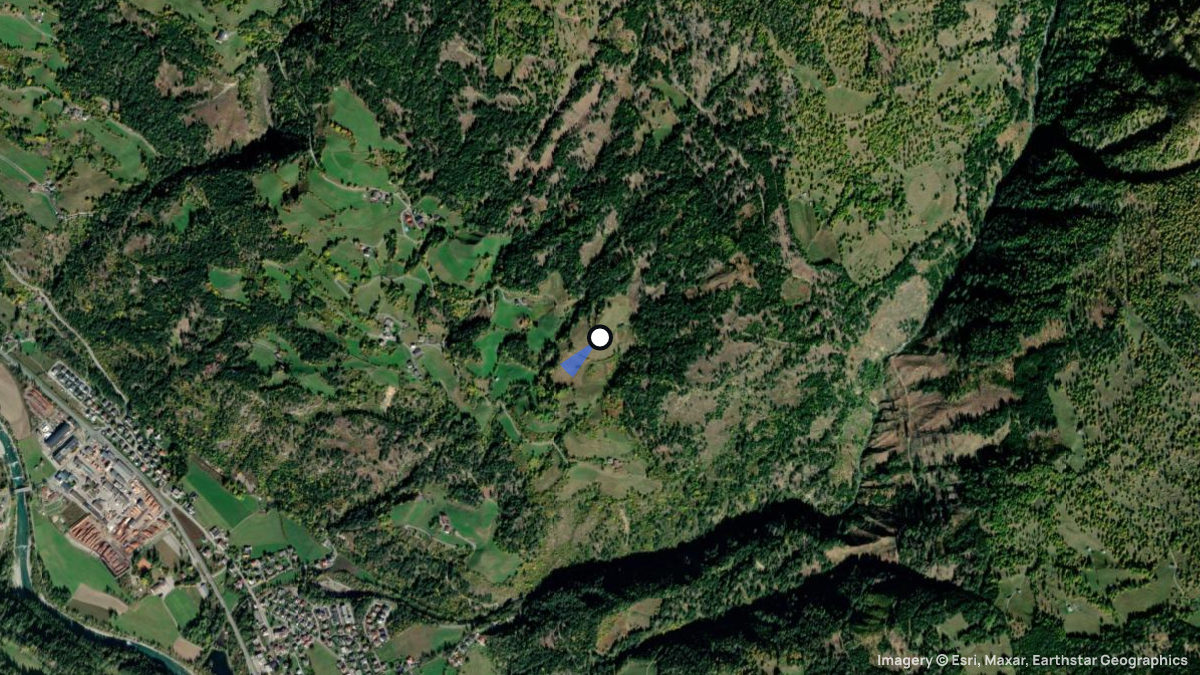 Satellitenkarte von Alkus mit Start- und Landeplätzen