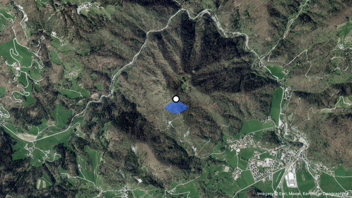 Satellite map of Lovrec with its launches and landings