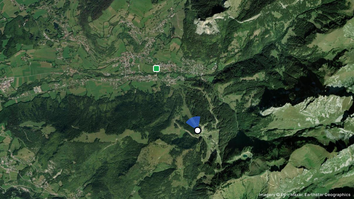 Satellite map of Pre Richard with its launches and landings