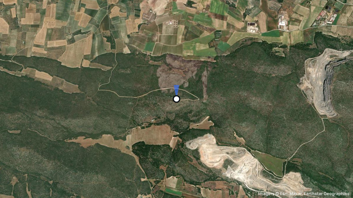 Satellite map of Arma with its launches and landings