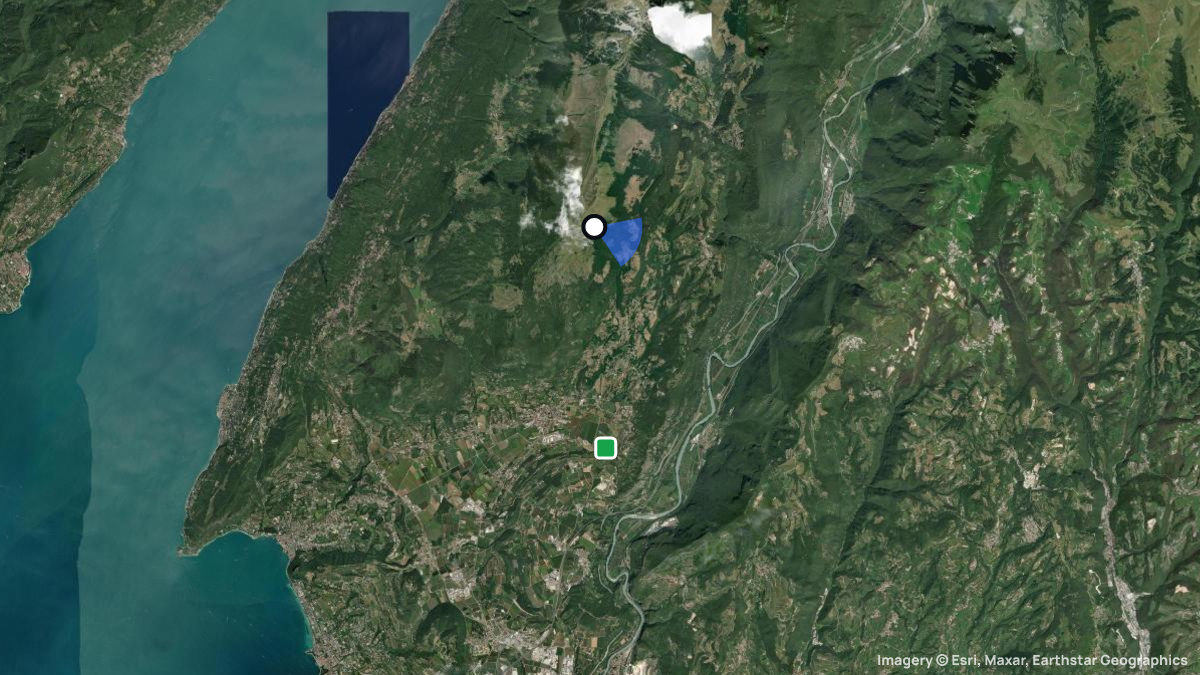 Satellite map of Colonei with its launches and landings