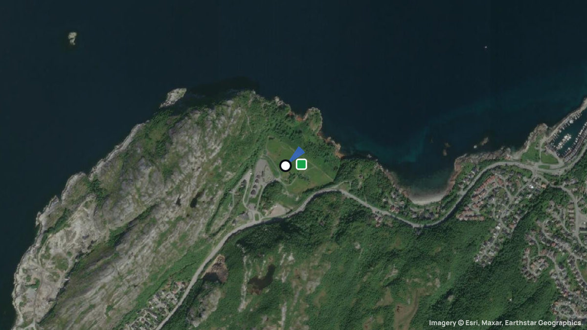 Satellite map of Bratten Nordost with its launches and landings
