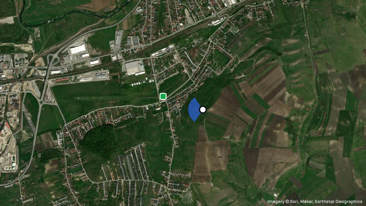 Satellite map of Dezmir with its launches and landings