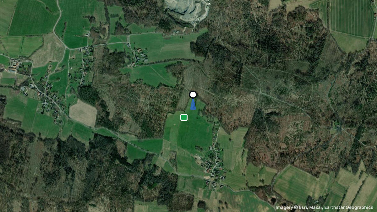 Satellite map of Irgersdorf with its launches and landings