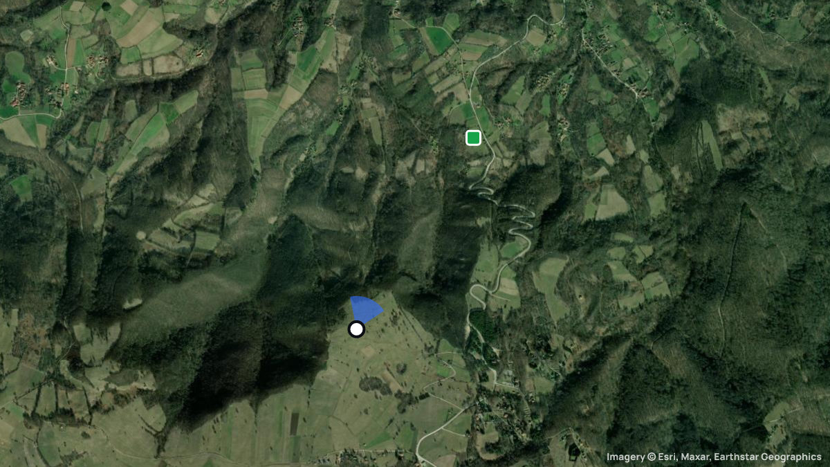 Satellite map of Rajak with its launches and landings