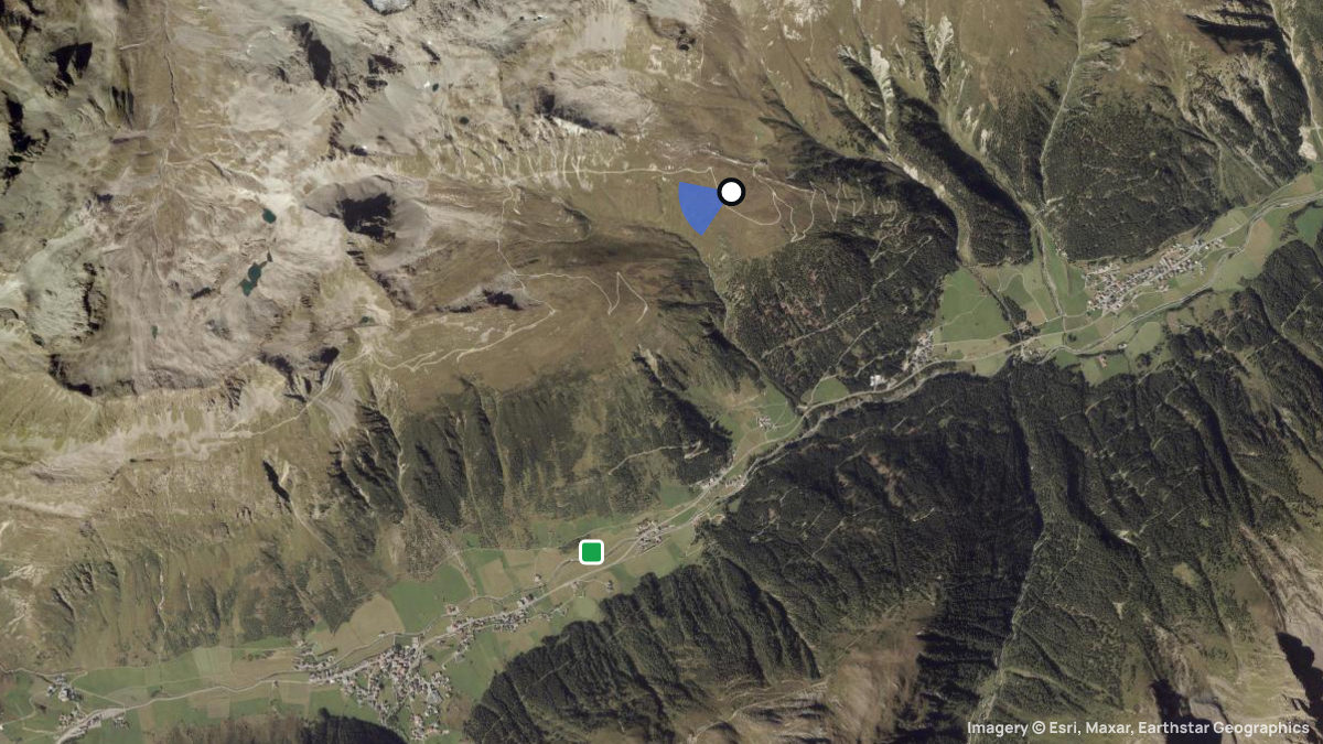 Satellite map of Mutta with its launches and landings