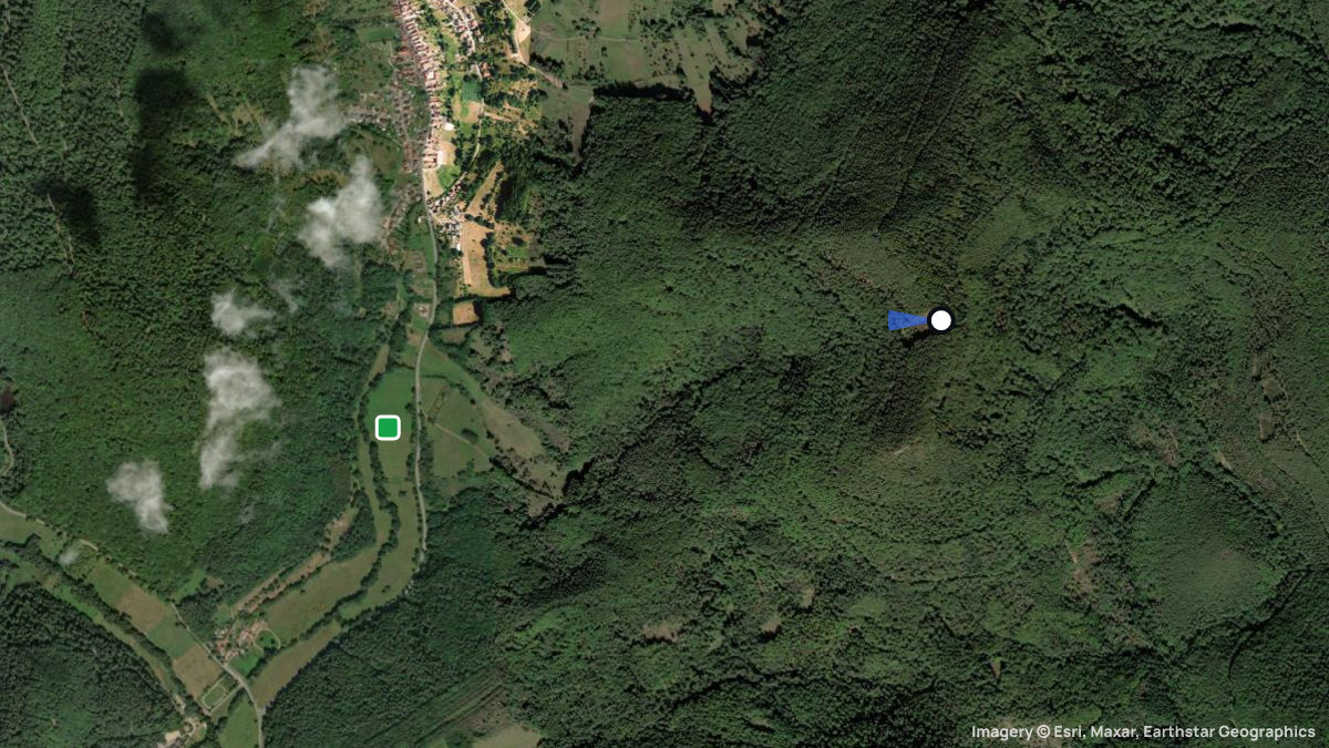 Satellite map of Orensberg with its launches and landings