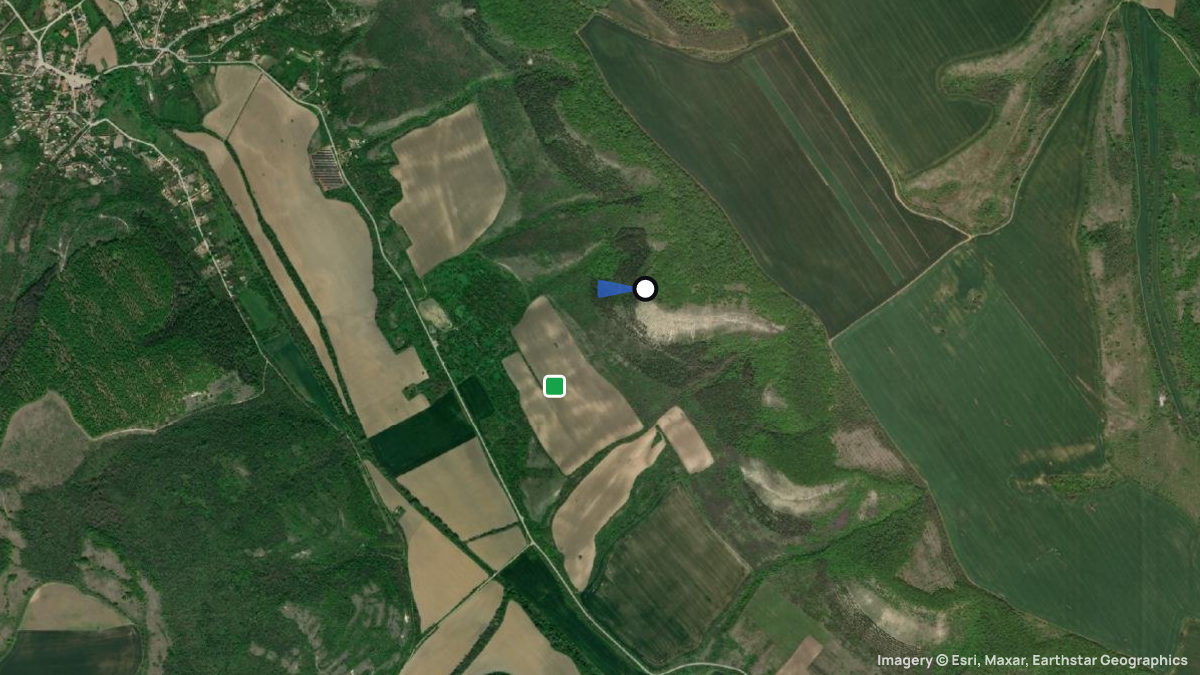 Satellite map of Konstandenets with its launches and landings