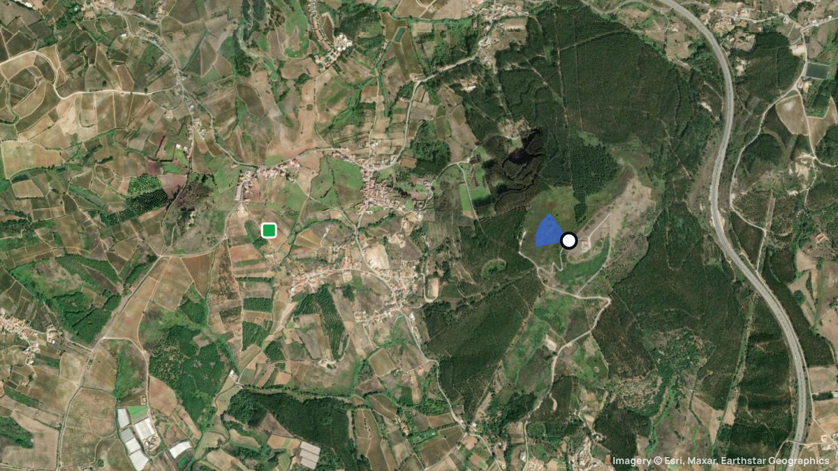 Satellitenkarte von Serra do Socorro mit Start- und Landeplätzen