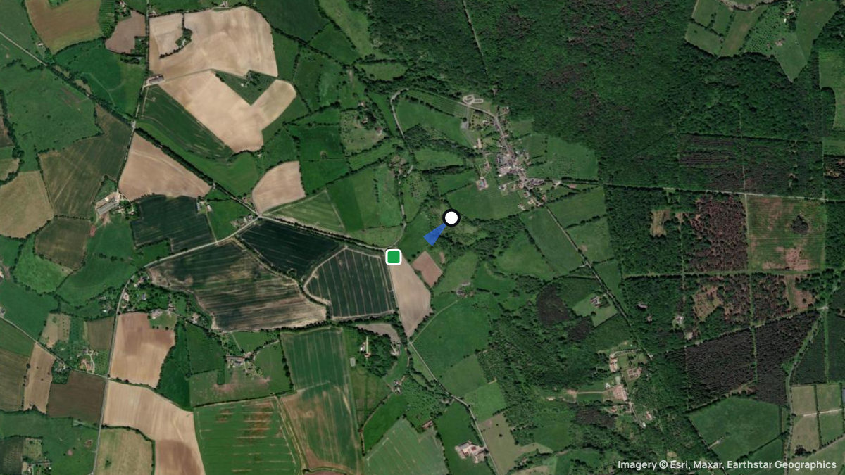 Satellitenkarte von Le Billot mit Start- und Landeplätzen
