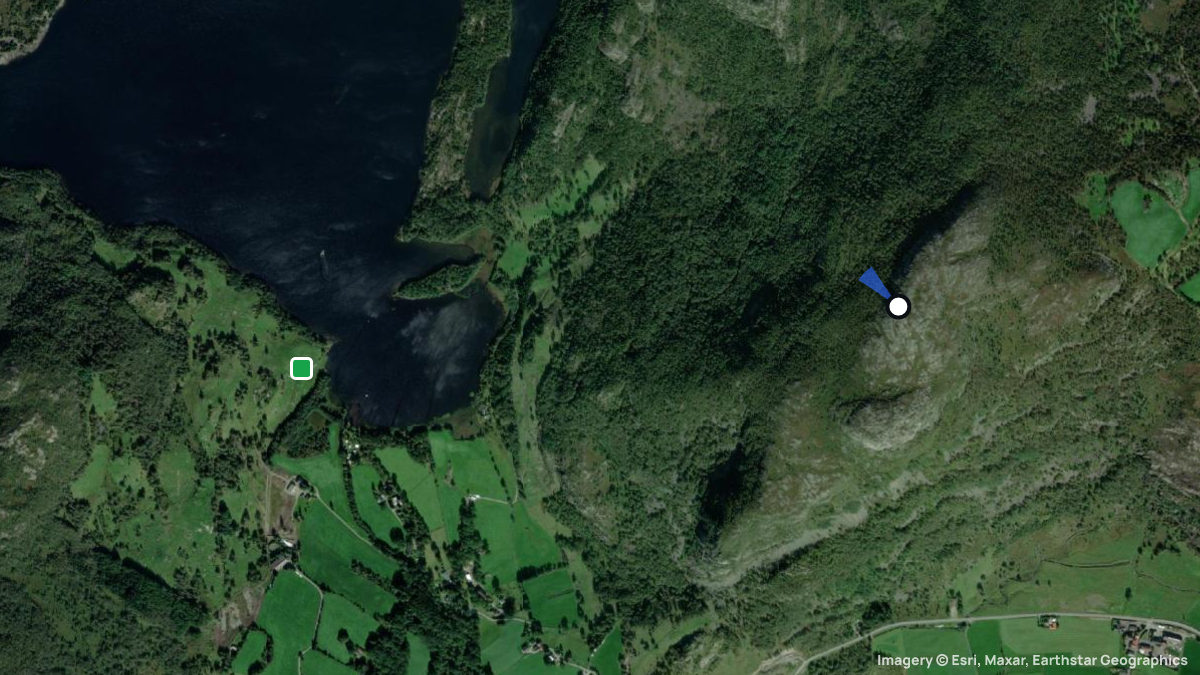 Satellitenkarte von Veraland Nord mit Start- und Landeplätzen