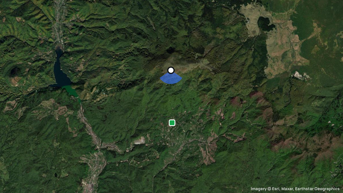 Satellite map of Ignis with its launches and landings