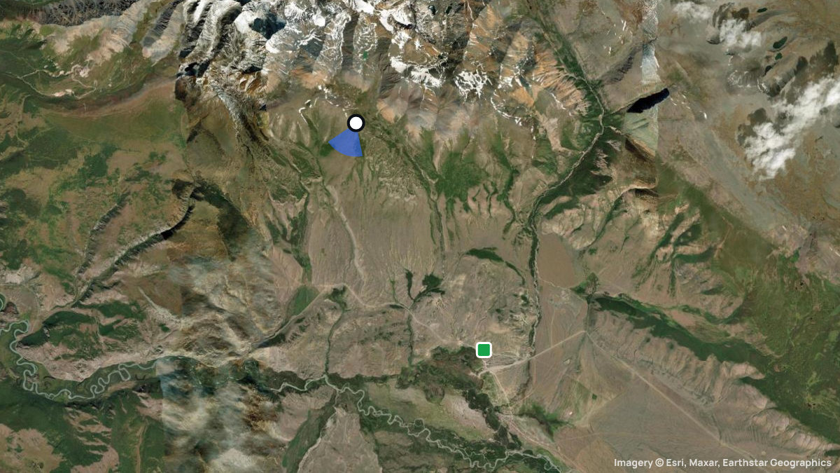 Satellite map of Kurai with its launches and landings