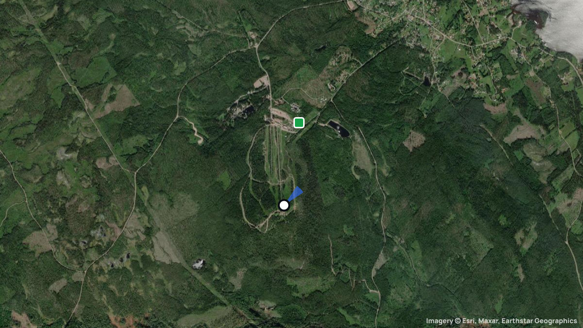 Satellitenkarte von Gesundaberg mit Start- und Landeplätzen