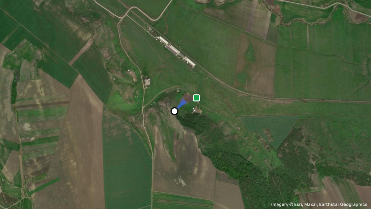 Satellite map of Spinoasa with its launches and landings