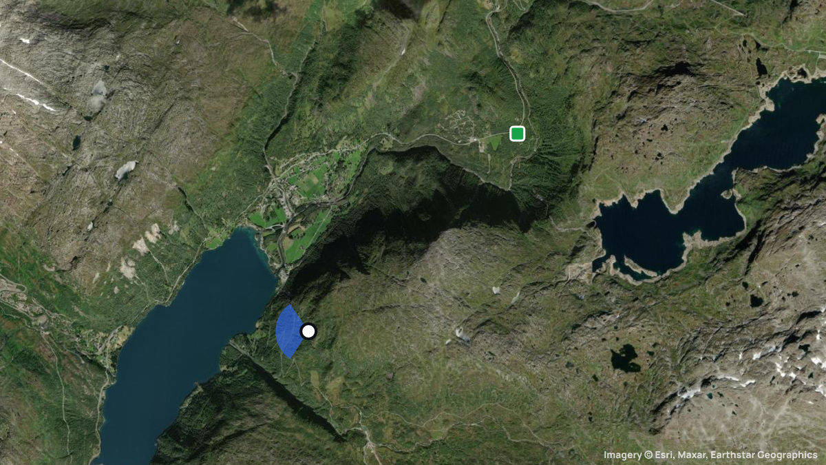 Satellite map of Lauvas with its launches and landings