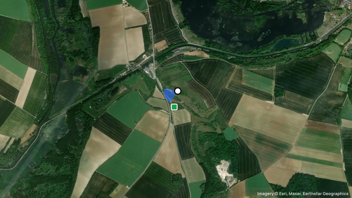 Satellitenkarte von Le Mont Clairon mit Start- und Landeplätzen