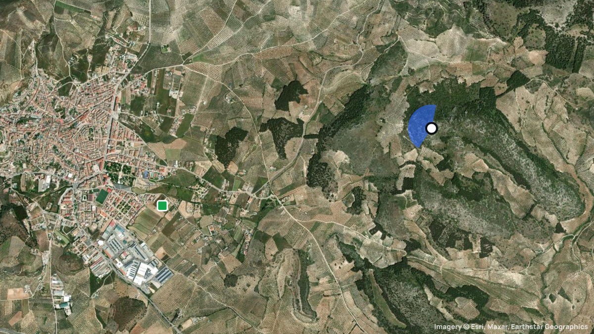 Satellite map of Morron with its launches and landings
