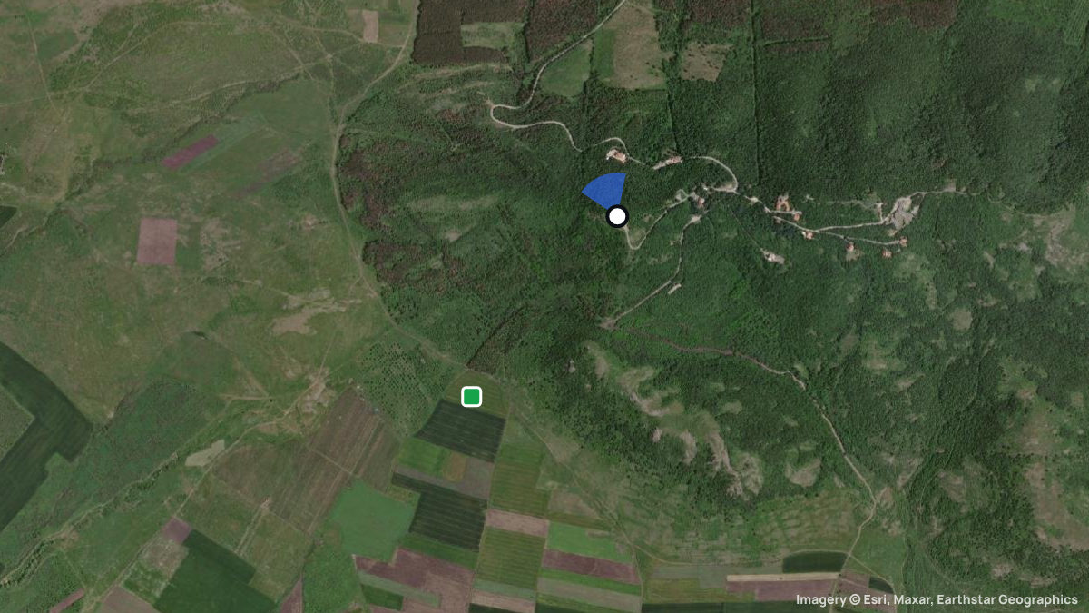 Satellite map of Bakadjik with its launches and landings