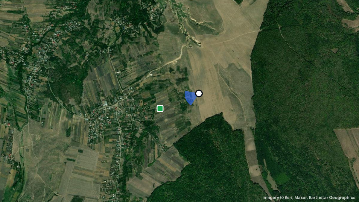 Satellite map of Chircesti with its launches and landings