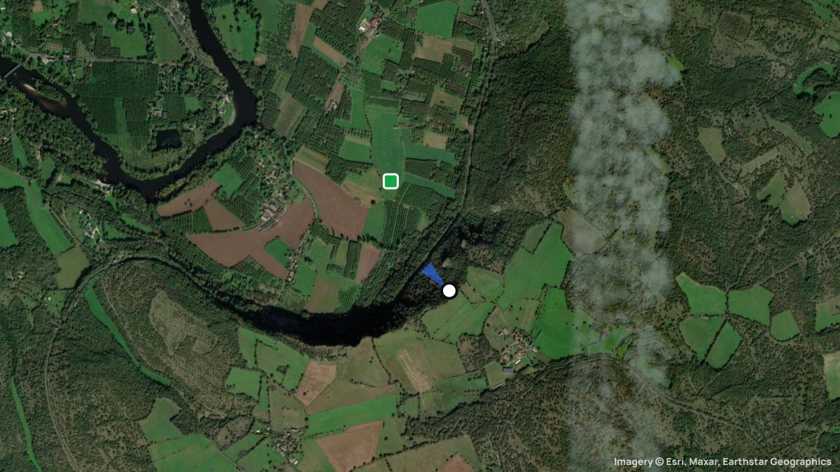 Satellitenkarte von Soult mit Start- und Landeplätzen