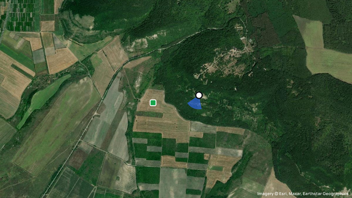 Satellite map of Stanata with its launches and landings