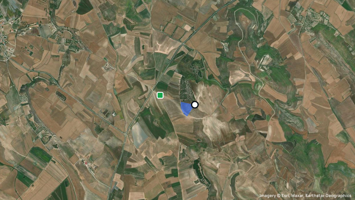 Satellite map of Pauli Arbarei with its launches and landings