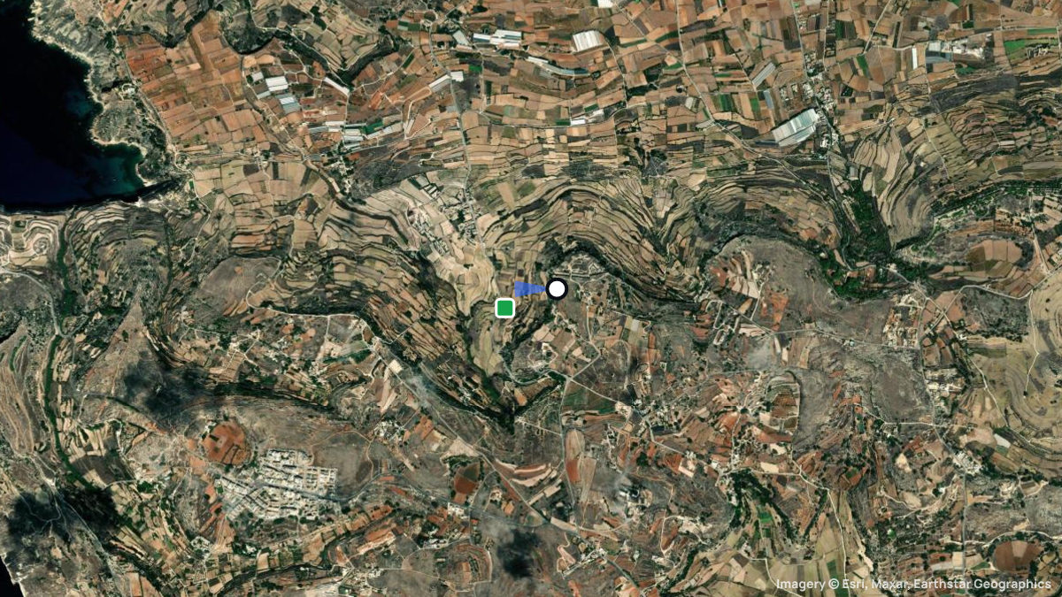 Satellitenkarte von Fort Bingemma mit Start- und Landeplätzen