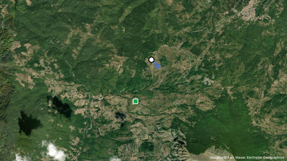 Satellite map of Falapato with its launches and landings
