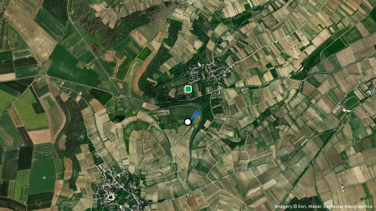 Satellite map of Venoize with its launches and landings