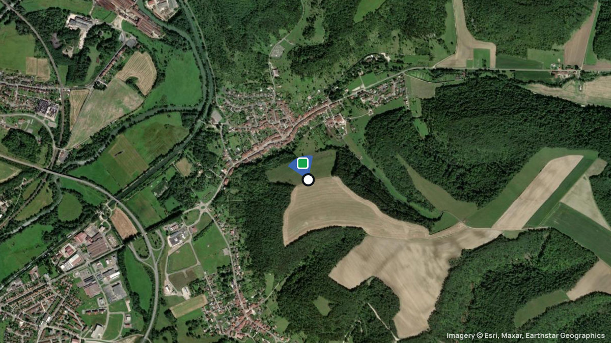 Satellite map of Thonnance-les-Joinville with its launches and landings