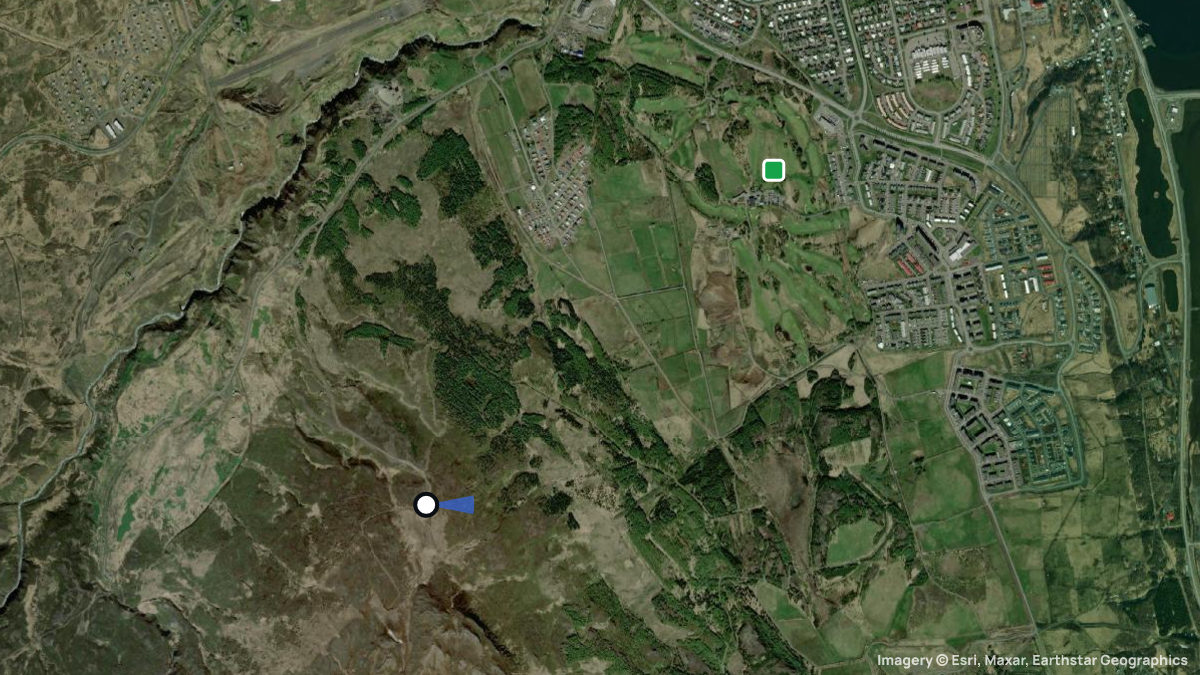 Satellite map of Falkafell with its launches and landings