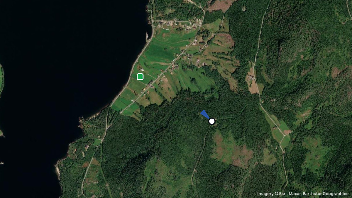 Satellite map of Araksbo with its launches and landings