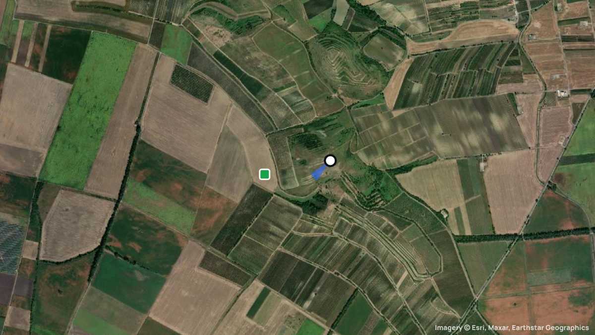 Satellite map of Dolni Dunajovice with its launches and landings