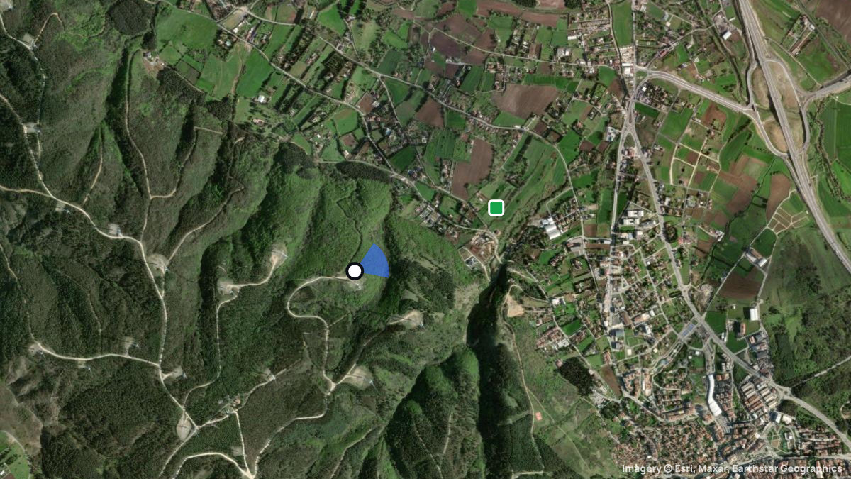 Satellite map of Catalka with its launches and landings