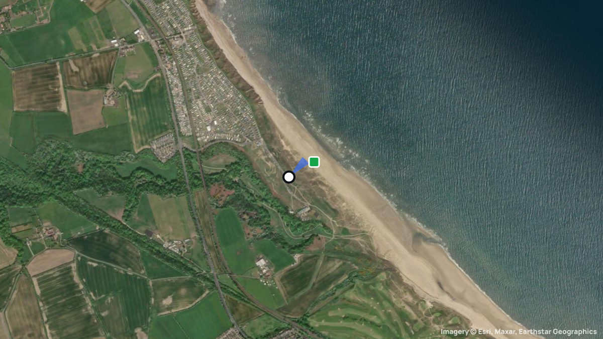 Satellite map of Crimdom with its launches and landings