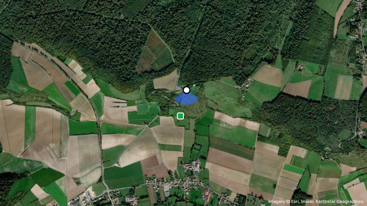 Satellite map of Licques with its launches and landings