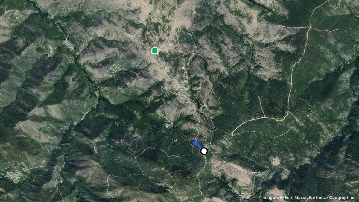Satellitenkarte von San Cristobal mit Start- und Landeplätzen
