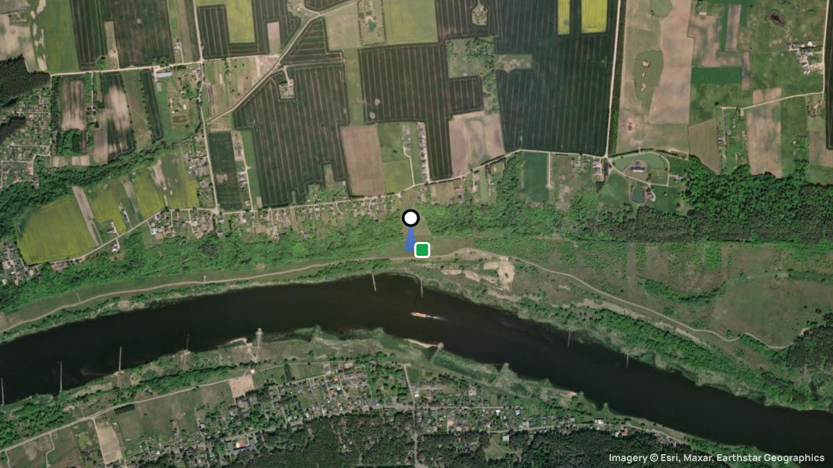 Satellite map of Netoniai with its launches and landings