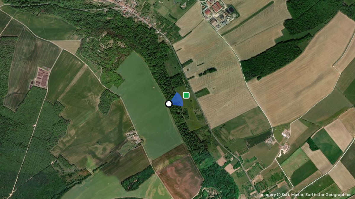 Satellite map of Joselle with its launches and landings