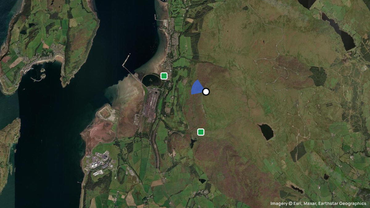 Satellite map of Fairli with its launches and landings